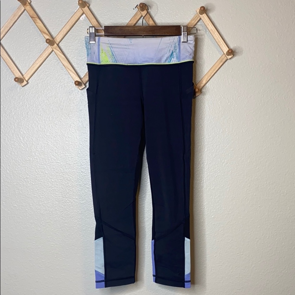 Lululemon Athletic Capris Multi Color Size 4